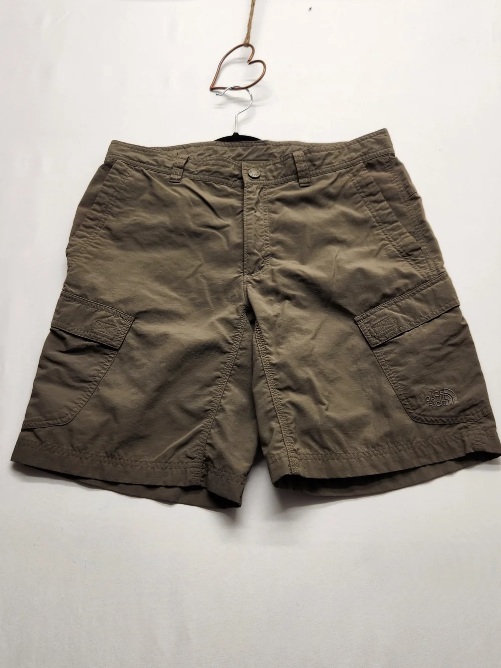⭐️The North Face Mens Hiking Cargo Shorts 32 Green Gorpcore Trail Tactical